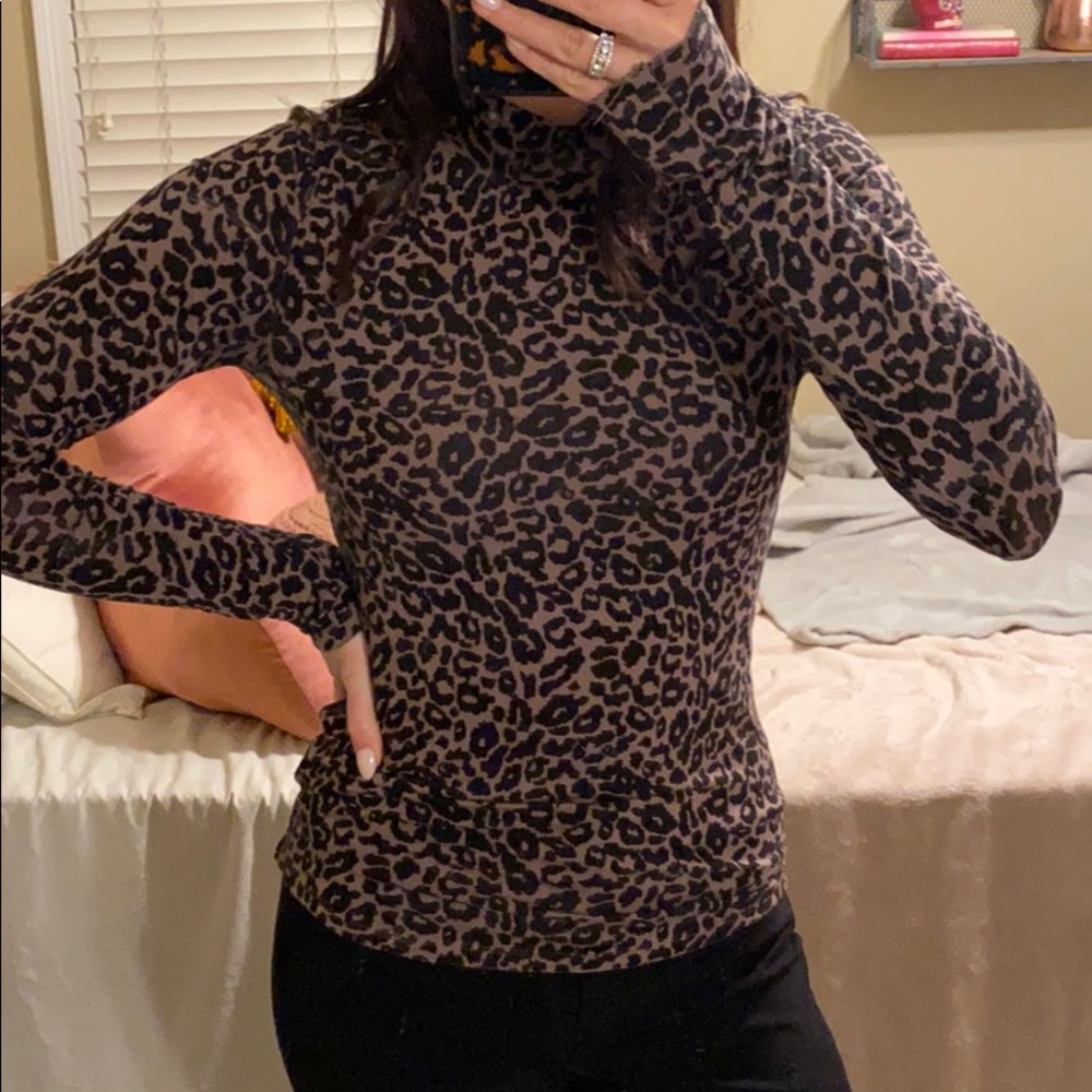 Free people leopard top